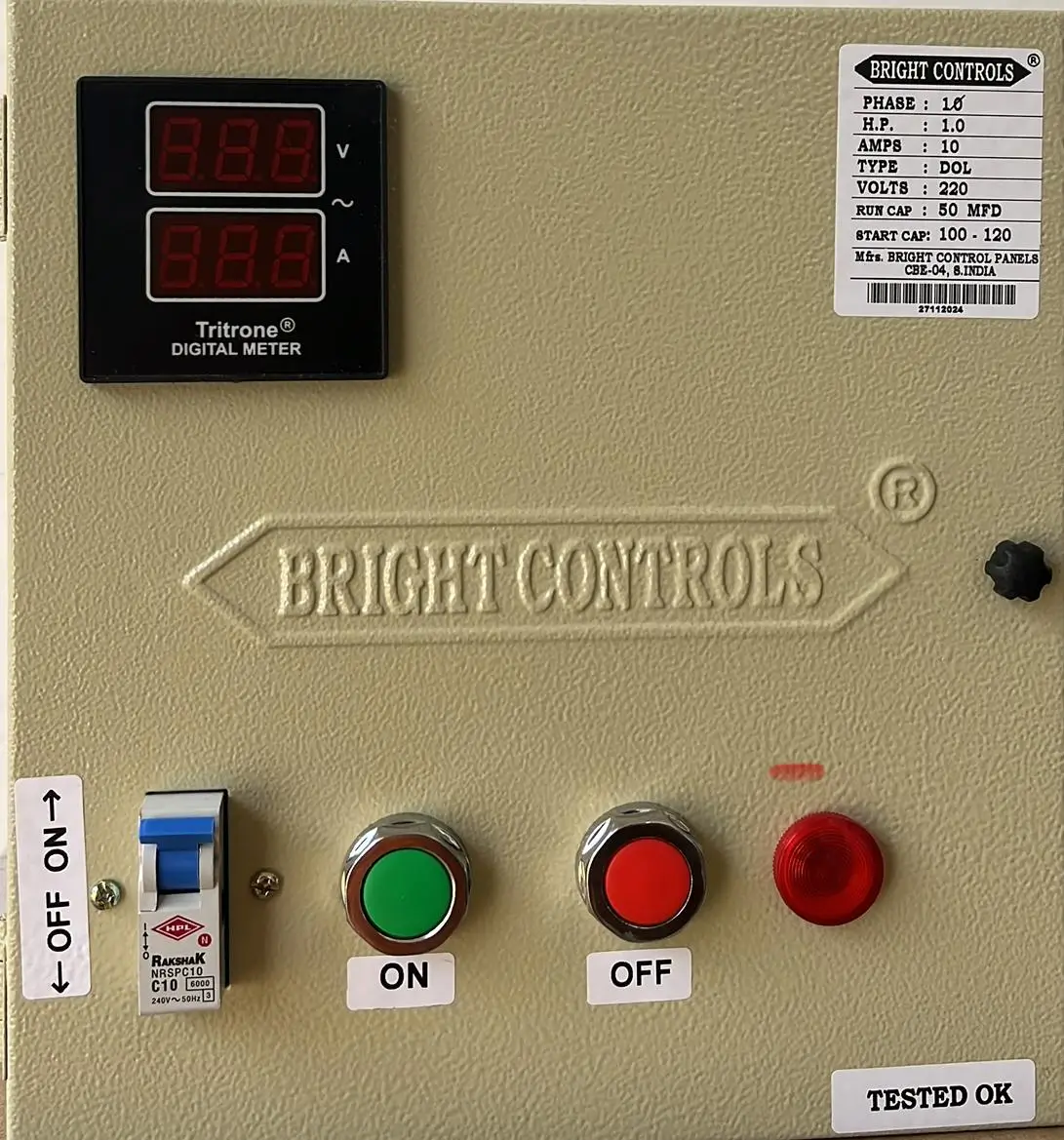 CONTACT MCB DIGITAL METER PANELS